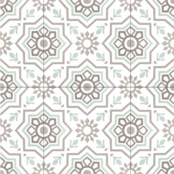 zementfliesen-kaufen-verlegen-ventano-maurisch-jugendstil-weiss-gruen-beige-eckiges-blumenmuster-ventano-015D