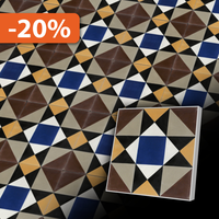 Aktionswochen!!! Nur noch 12 m&sup2; Fliesen portugisischer Stil Q16-20X20-F6A-0421