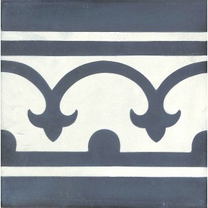 Zementfliesen | Retro-Fliesen | Dekor | Muster A0019b | Ventano Zementfliesen antik, historischer Baustoff | Retro-Fliesen | Dekor | Muster A0019b | Ventano