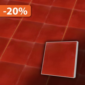 Einfarbige Zementfliese Perlkupfer Perlkupfer 20x20 cm - geeigent für Küchenzimmer