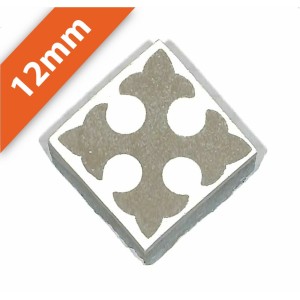 Zementfliesen antik, historischer Baustoff | Retro-Fliesen |Einleger |Muster V04-053-B | Ventano