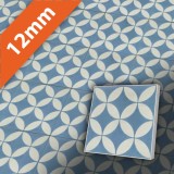 Zementfliese blau Q12-20X20-F2F-0061