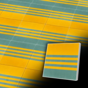 Zementfliesen antik, historischer Baustoff | Muster V20B-058-C | Ventano