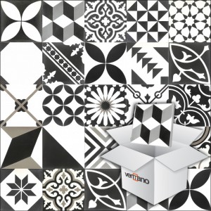 Zementfliesen | Patchwork-Fliesen | Dekor | Design pw-gbw | Ventano Zementfliesen antik, historischer Baustoff | Design-Fliesen | Dekor | Design pw-gbw | Ventano