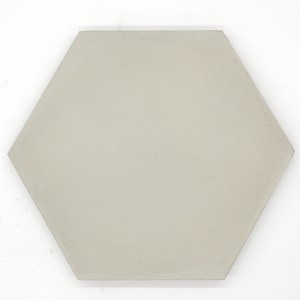Handgefertigte Hexagon Fliese im Format 20x20 cm - antiker Baustoff